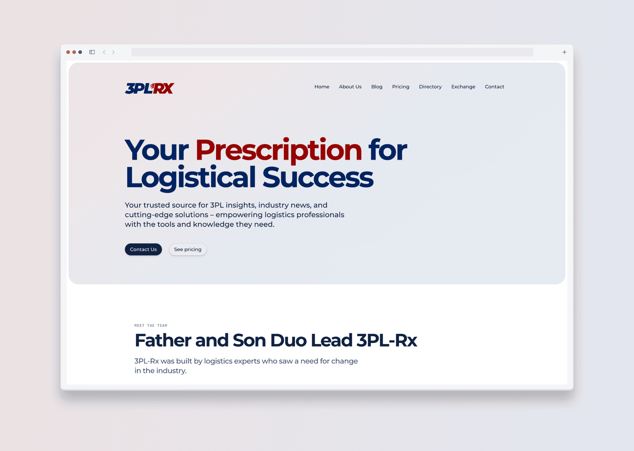 3PL-Rx Branding & Website